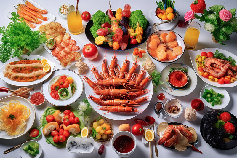 特色美食丰盛大餐摆盘拼盘,高清,摄影图,摄影图片,图片大全,摄影图免费下载